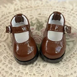 1/6 BJD Shoes Casual Round Toe Leather Shoes 30cm Doll Shoes Accessories ( for 4 Cm Feet )