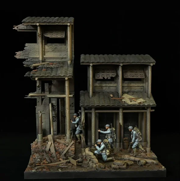 YUFAN MODEL 1/35  Resin model kit, white mold self assembling and coloring (complete set)  YFWW-2396/3D