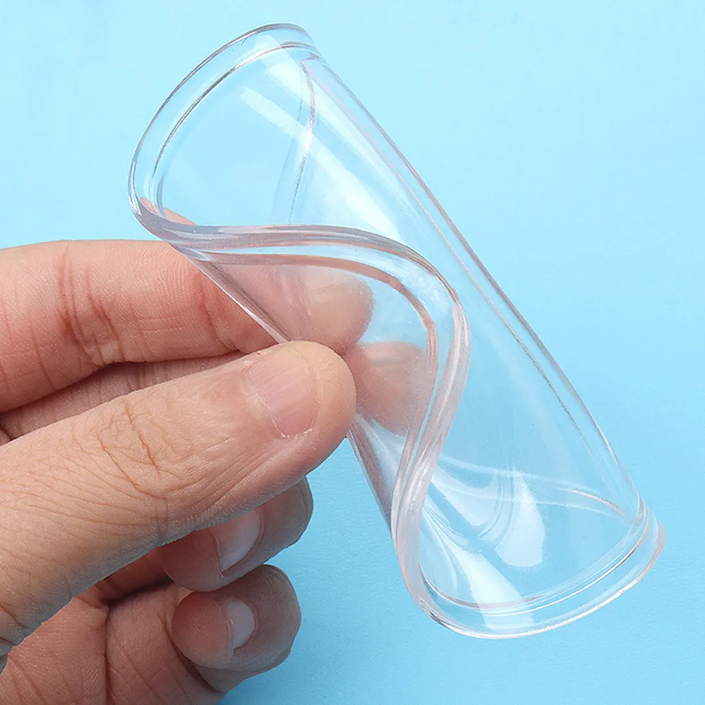 

5Pcs Transparent Eyelash Extension Holder Silicone Pads Nonporous Reusable Forehead Sticker White Eyelash Holder