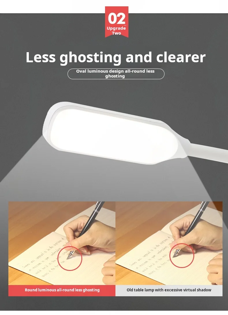 Rechargeable Book Light Mini LED Reading Light 3-Level Warm Cool White Flexible Easy Clip Lamp Read Night Reading Lamp in Bed
