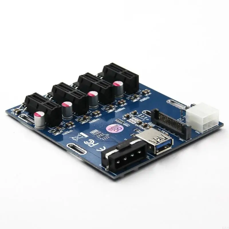 

R9UB 1-4 PORT PCI для Express Switch PCIE на 4PCI-E Expansion Multiplier Hub 6pin USB USB Card для BTC Miner Miner