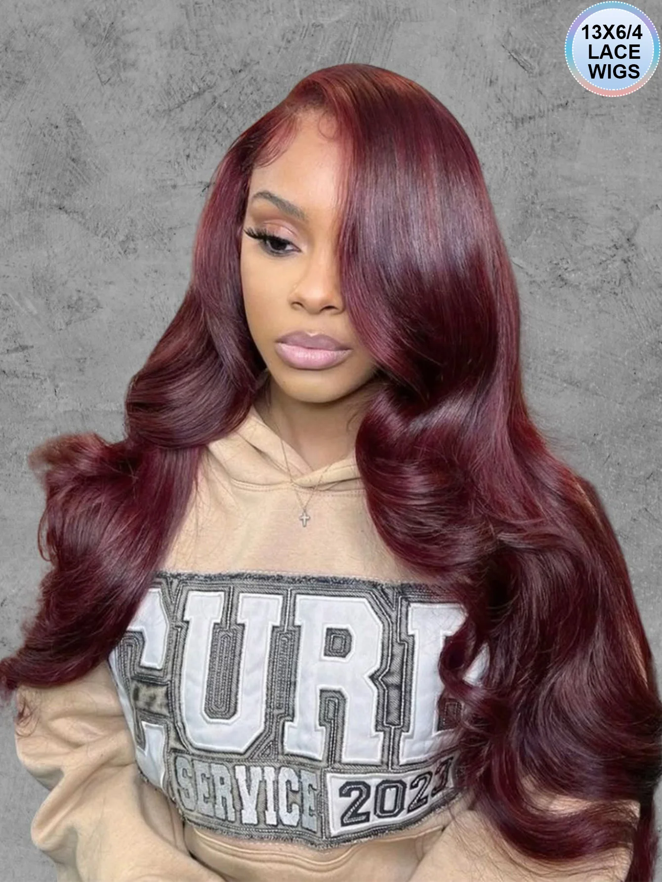 

Colored 99J Burgundy Body Wave 13X6 Lace Frontal Wig Human Hair 34 Inch Burgundy Cherry Red 13X4 Hd Lace Frontal Human Hair Wigs