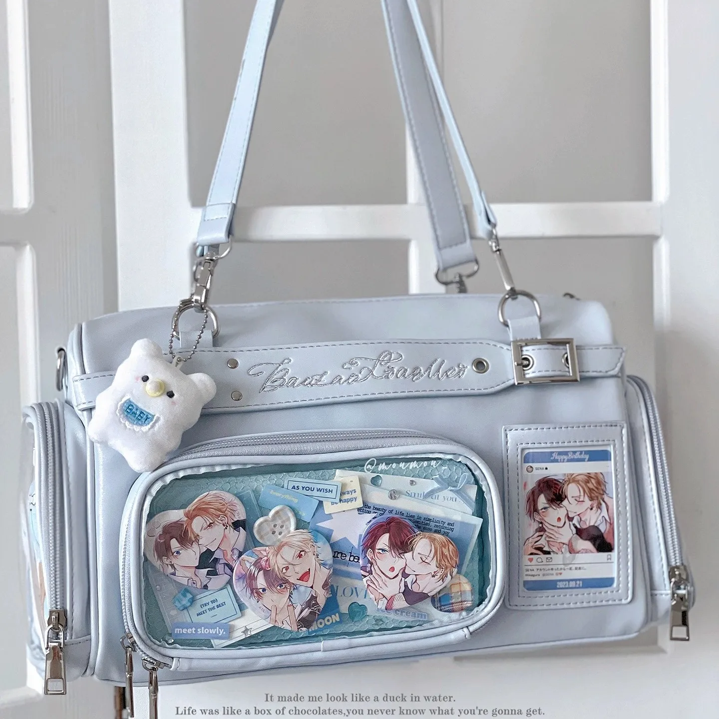 

Вместительная сумка через плечо, сумка для концертов, сумка для скрытых предметов, сумка Spring Town Pain Bag, сумка двойного назначения, сумка в форме подушки