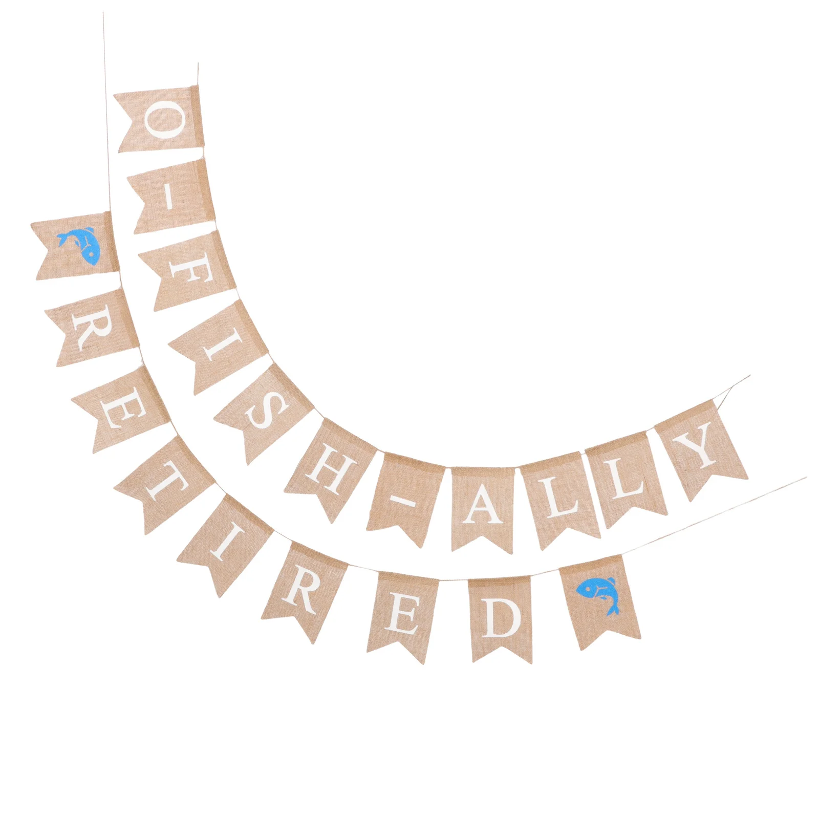 الخيش تتوافق راية الأسماك حليف المتقاعد رسالة الأناناس نمط بشق العلم الرايات جارلاند ل #2