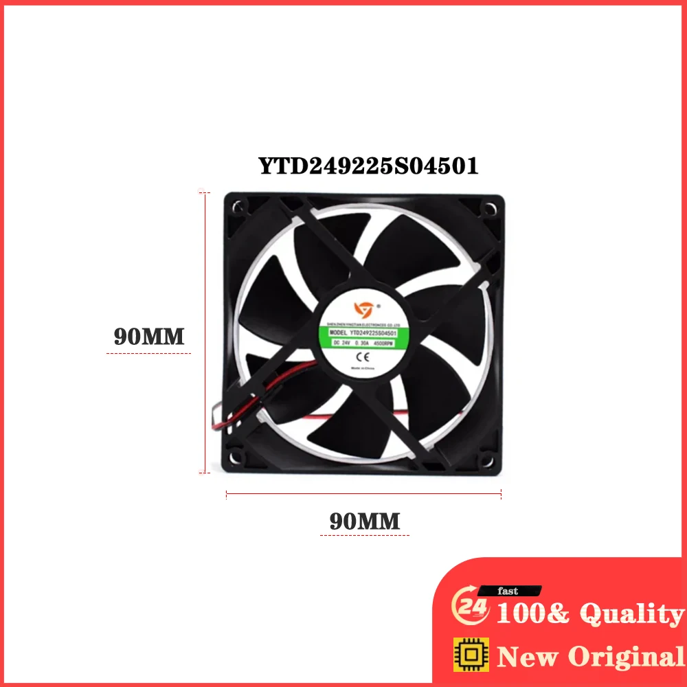 1PCS  YTD249225S04501 cooling fan DC24V 0.30A welding machine fan NEW Spot