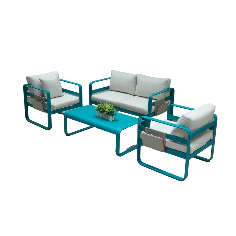 

&y Modern Aluminum Outdoor Sofa Set for Hotel and Villa Use Durable Leisure Garden Furniture
