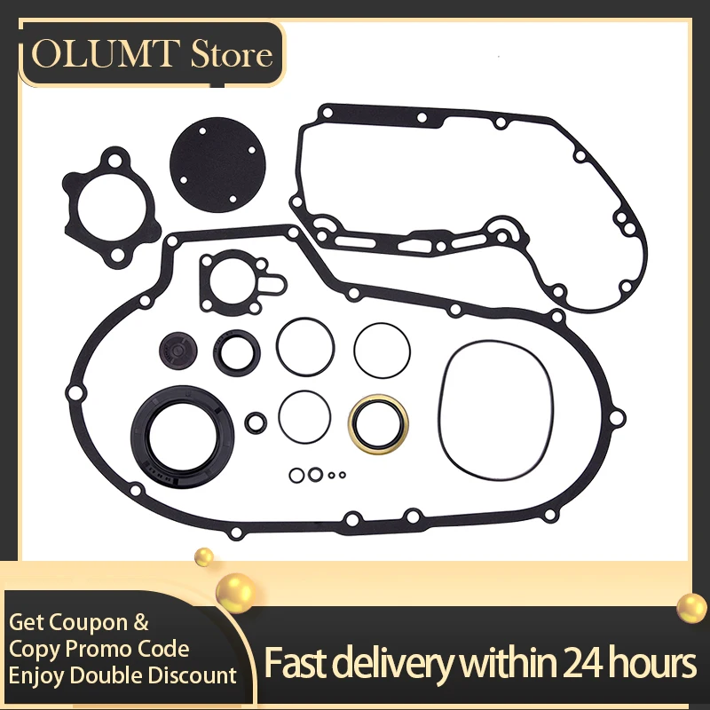 

Motorcycle Part Clutch Covers Cylinder Gasket Kit For Harley Sportster 1200 XLH1200 XL1200C XLH1200C XL1200S XLH1200S XLH1200
