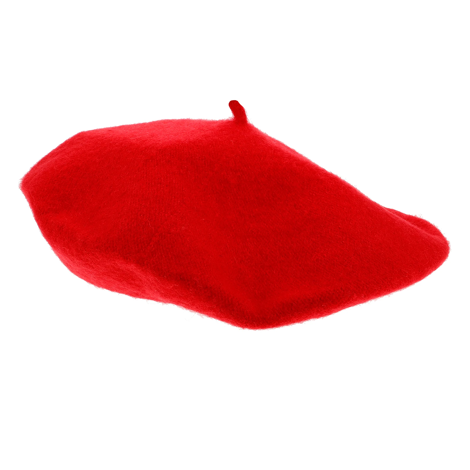 

Red Vintage Women's Beret Classic Artist Round Top French Hat Warm Stylish Beret Hats for Women Winter Travel Red Hats for Women