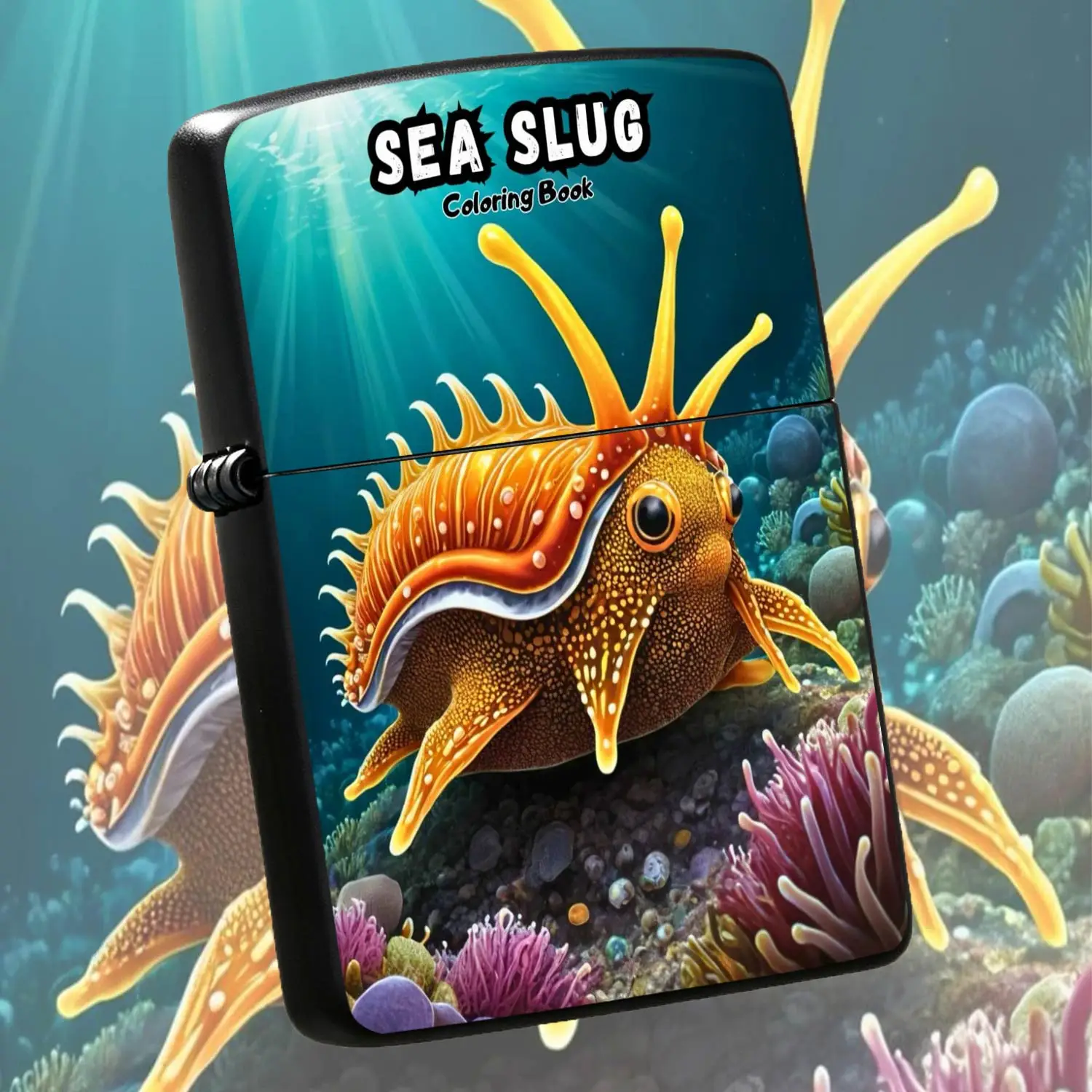 Creative Sea Slug Themed Lighter Vibrant Underwater Coral Sunlight Art Stylish Portable Versatile Accessory for Daily Use GiftingDecor Ideal for All Scenes Practical Unique Souvenir  A Humorous And Interesting Lighter