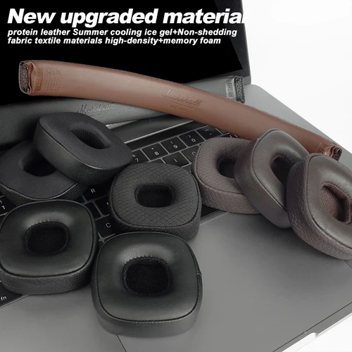 Imagen 2 del producto Almohadillas de Repuesto para Auriculares Marshall Major 3 / Major 4 / Major 5 III Ⅳ V, Almohadillas Inalámbricas con Cable, Almohadillas de Proteína para los Oídos