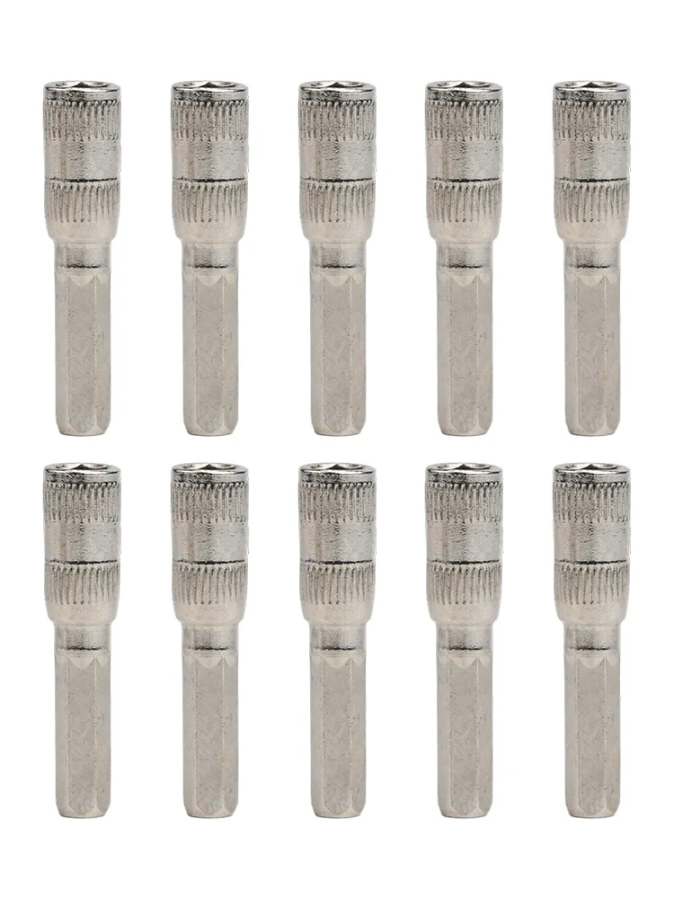 Hex Shank Bit Screwdriver Bits Chrome Vanadium Steel Versatile Use 11pcs Set Enhanced Grip Design Versatile Screwdriver Bits