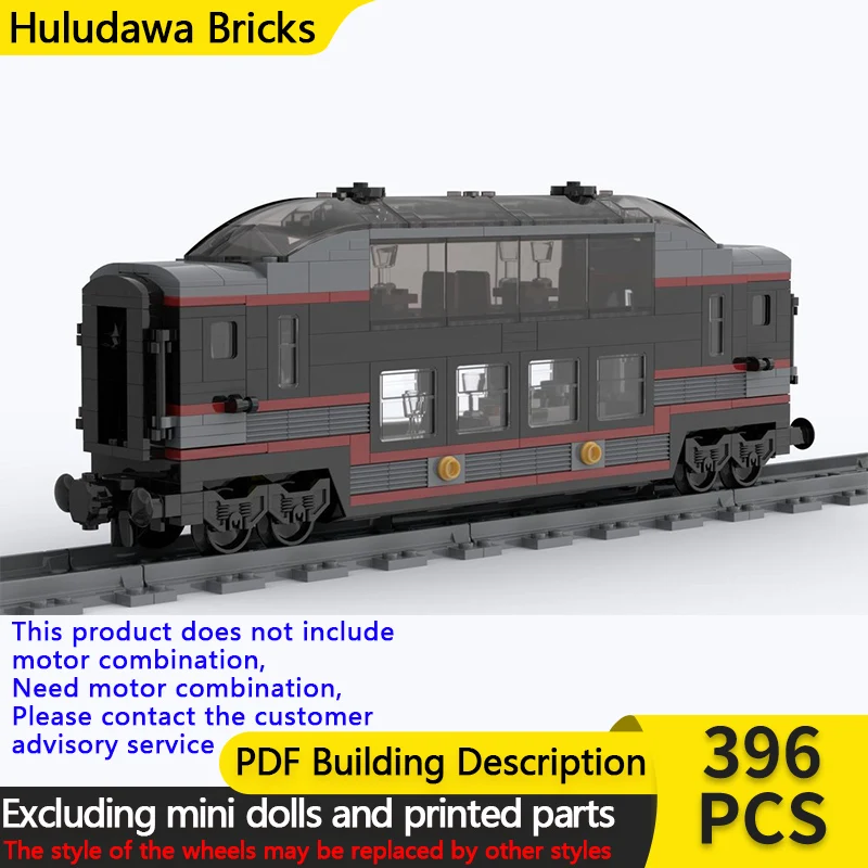 

Модель городской автомобиль MOC, строительные кирпичи, экспресс-поезд, ресторан, карета, модульная технология, детские праздничные подарки, сборный игрушечный костюм