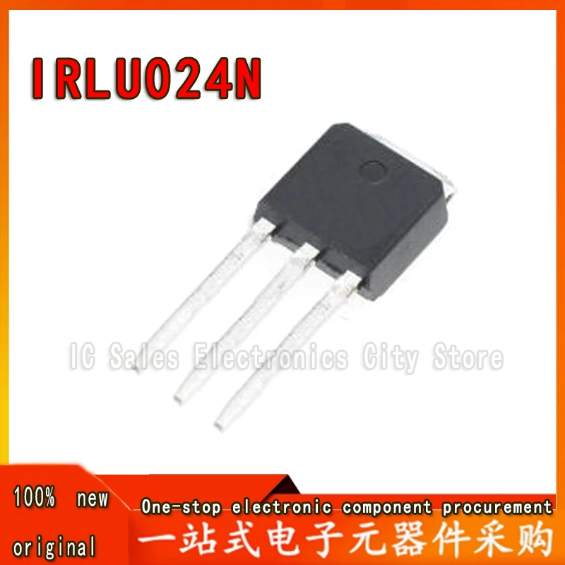 10-100Pcs IRLU024N IRLU024 LU024N LU024 TO-251 17A 55V MOS Field-effect transistor