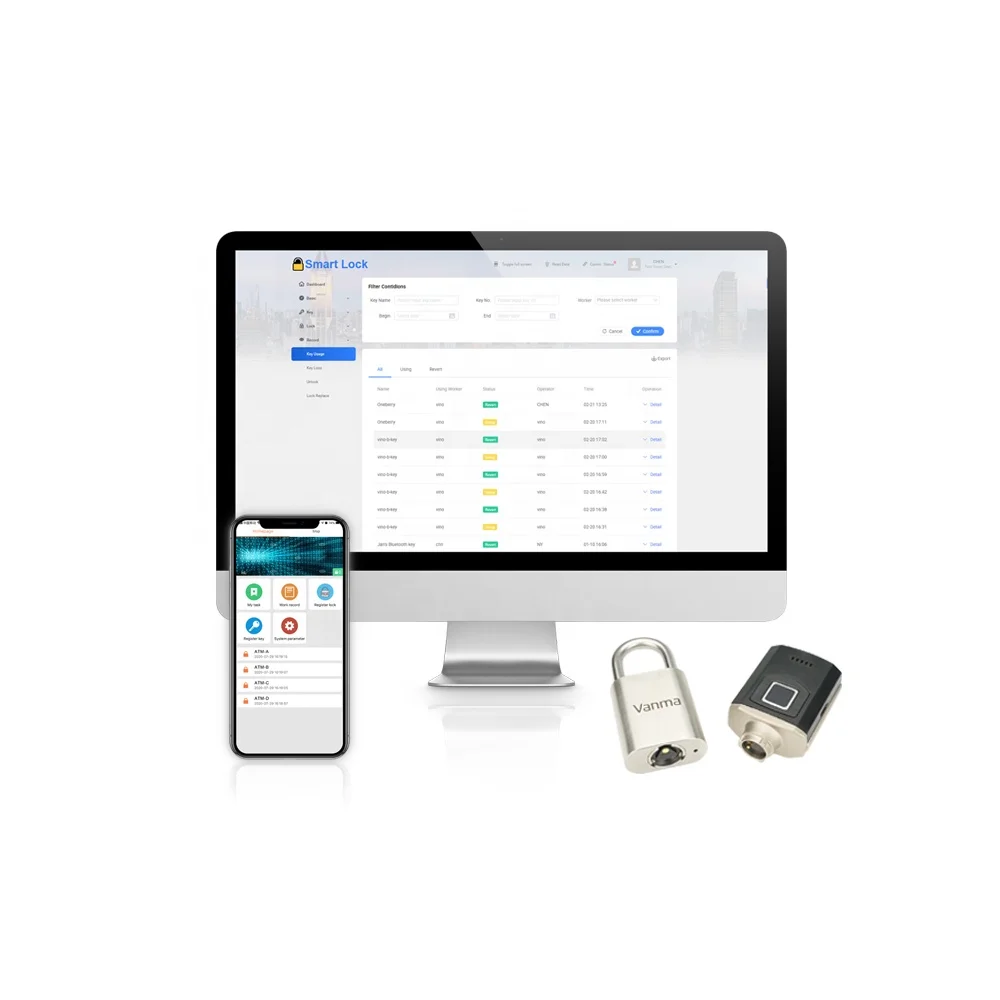 Smart Door Lock Electronic Smart Proven Supplier Padlock With Access Control System