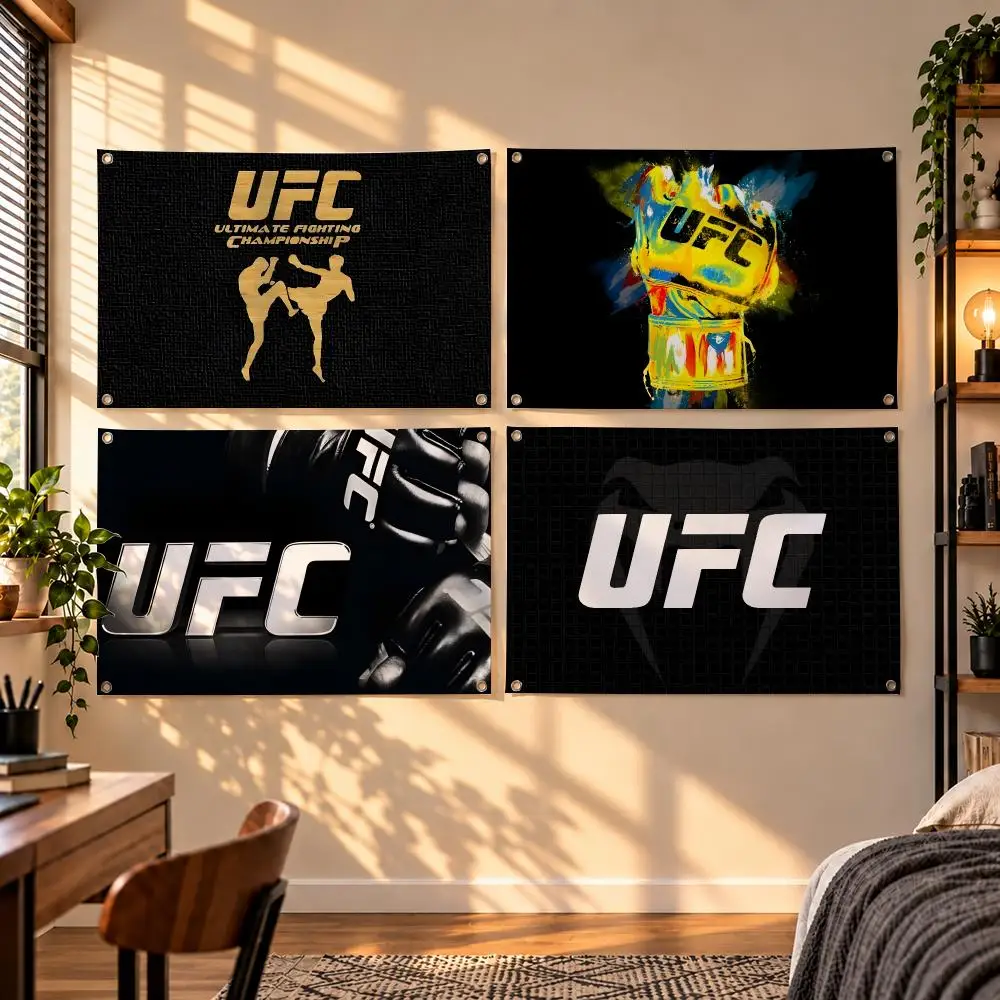 Professional Mixed Martial Arts Organization UFC Flags Indoor Outdoor Wall Hanging Flag Decor Banner Wall Decor