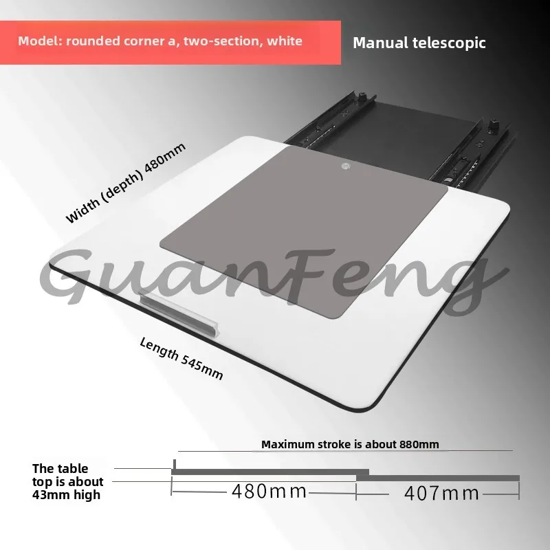 Front and Rear Infinite Telescopic Up and Down Infinite Height TV Telescopic Station Ultra Short Focus Projector Bracket
