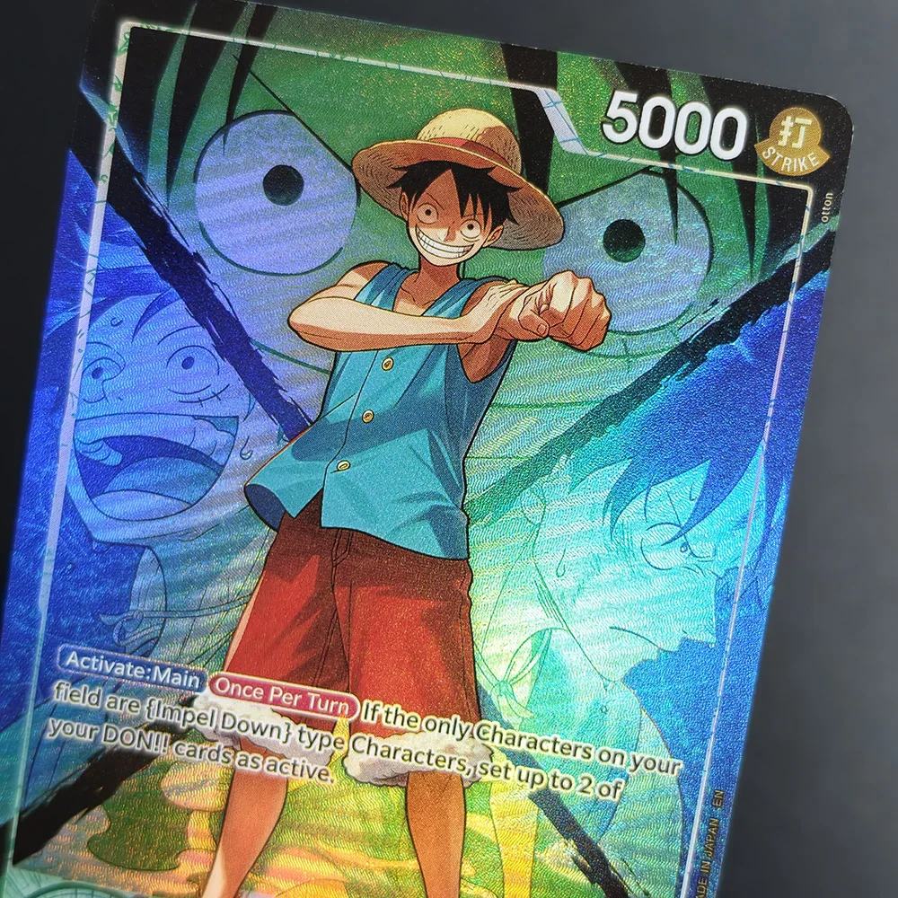 Cartão Colecionável de Jogo Proxy Personalizado One Piece English