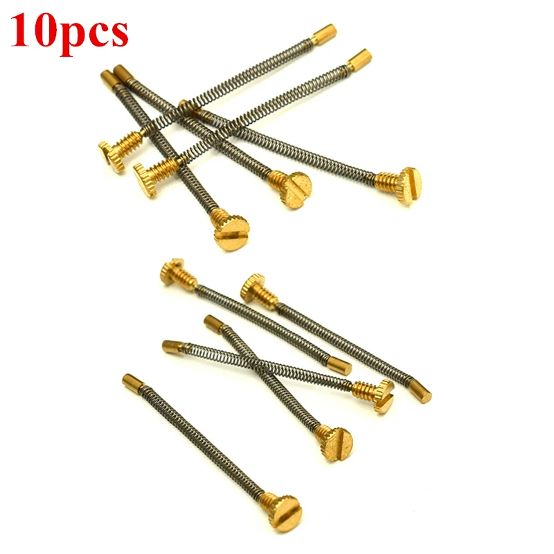 10pcs Kerosene Lighter Universal Spring Screws For Zippo Gasoline Lighters DIY Repair Replacement Inner Parts 50*2.5mm Wholesale