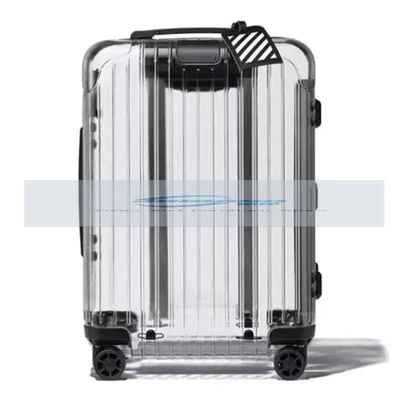 Ultra light and fully transparent 24 suitcase travel universal wheel 20 board chassis female 22 trolley case 26 inch zipper