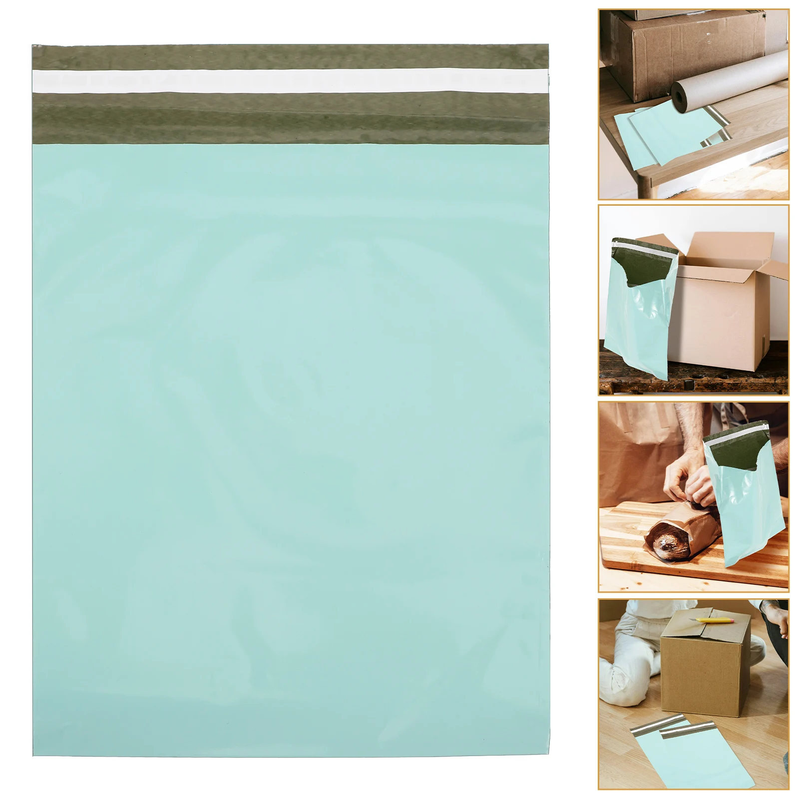 

50 Pcs Self-sealed Tape Mailing Bag Packaging Bags Envelope Mailers Large Postage Clothing Shipping
