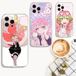 Mitsuri Kanroji Phone Case For iPhone Apple 15,14,13,12,Mini,11,Pro,Max,Plus,X,XR,XS,8,SE,2020,Plus Transparent Cover