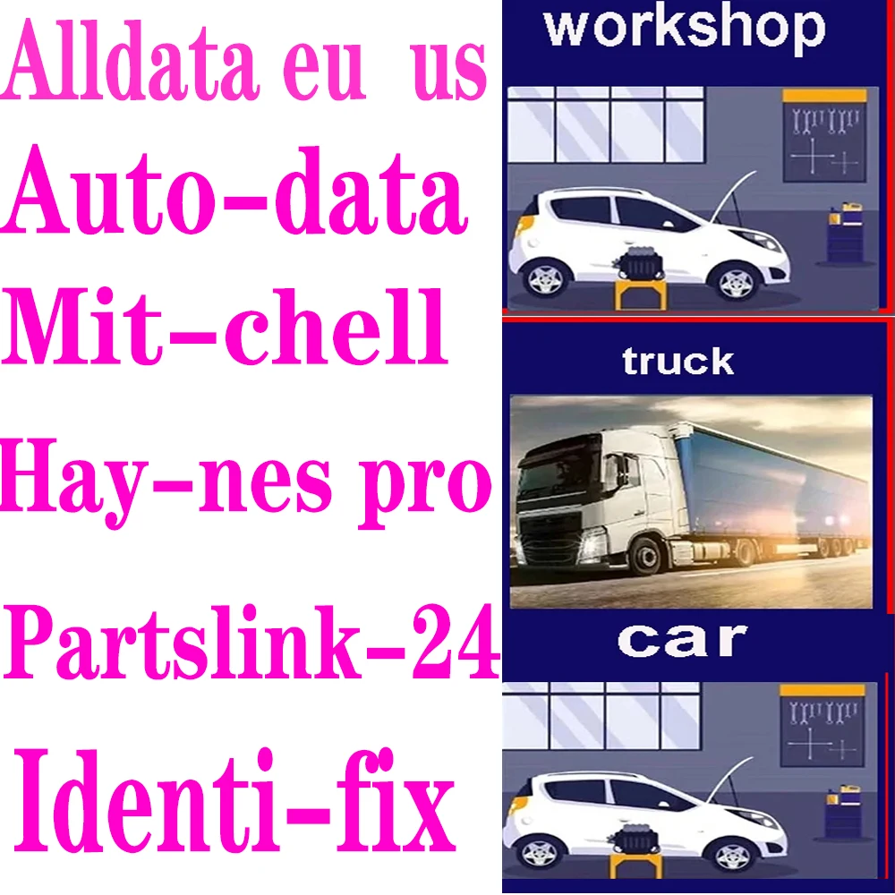 2025 Online Account for Auto data Alldata Full Pack Auto Data Haynes PRO Workshop Car Repair Software Support Mobile Login