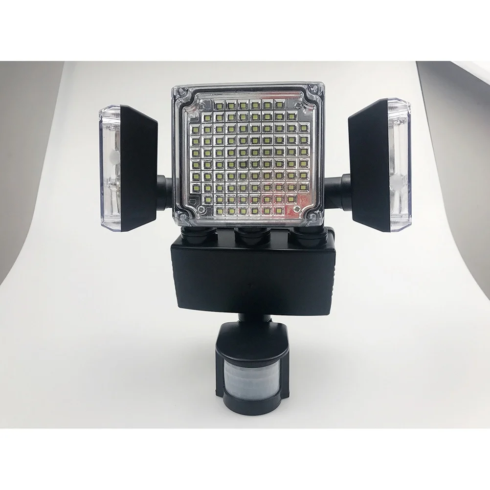 

Solar Lights Motion Sensor 188 LED 1200 Lumens Outdoor Waterproof Adjustable Triple Head Security Wall Lamp for Backyard Garden