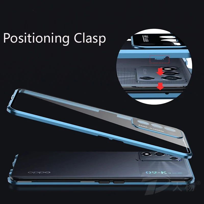 360 حماية كاملة معدنية المغناطيسي على الوجهين الزجاج المفاجئة قفل الحال بالنسبة ممن لهم K13 توربو برو 5G غطاء حماية عدسة كاملة #5