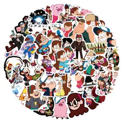 10/30/50PCS Anime Disney Gravity Falls Cartoon Sitckers for Kids DIY Luggage Notebook Helmet Funny Waterproof Graffiti Sticker