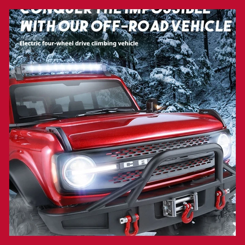 รถบังคับวิทยุแบบออฟโรด รุ่นจำลอง Bronco 1:10 ความเที่ยงตรงสูง ขับเคลื่อน 4 ล้อ Wltoys 104020 พร้อมรอกไฟฟ้า เกียร์สองสปีด ของขวัญ