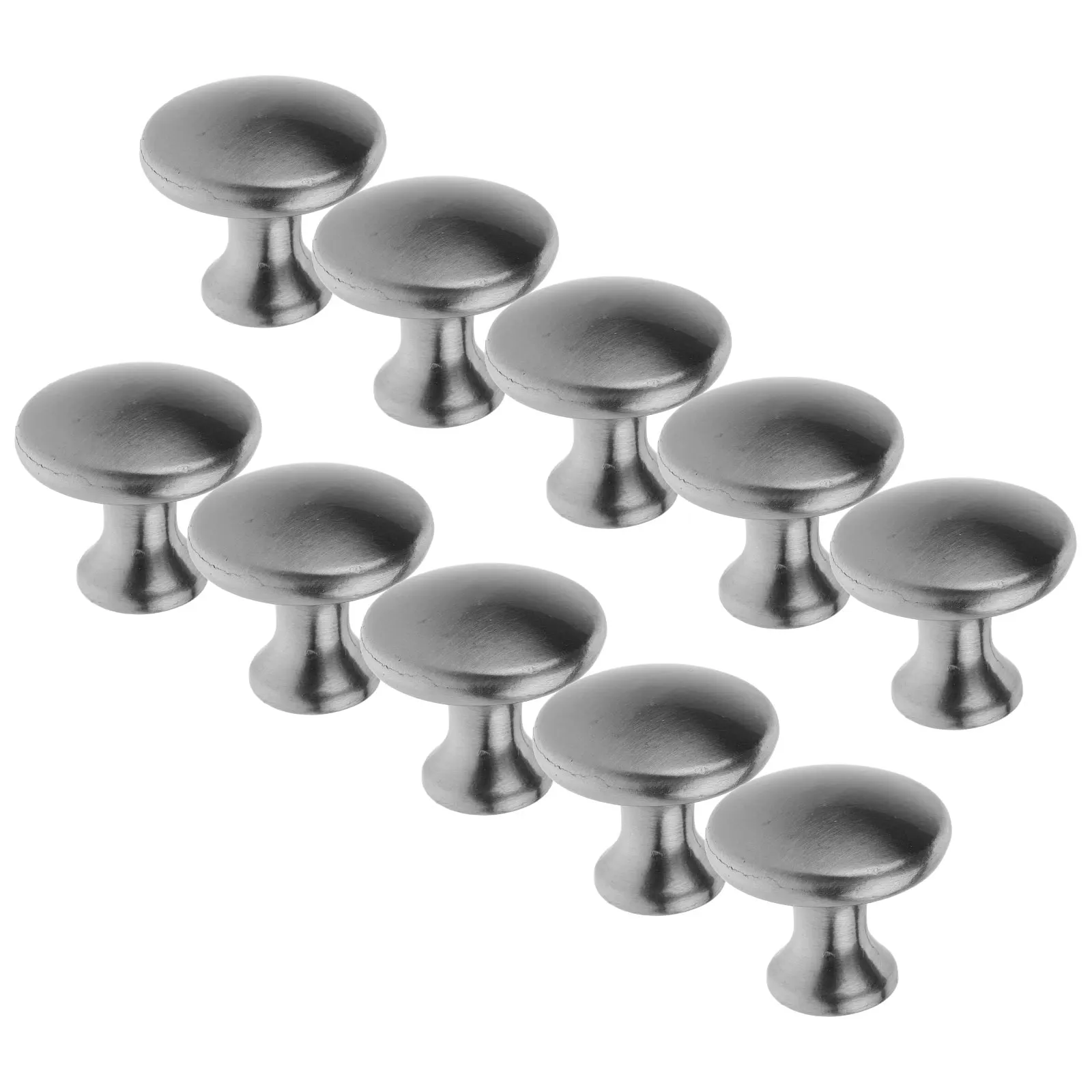 10 Pcs Alloy Cabinet Knobs Zinc Iron Material Single Hole Design Dresser Pulls Closet Door H les Furniture Hardware