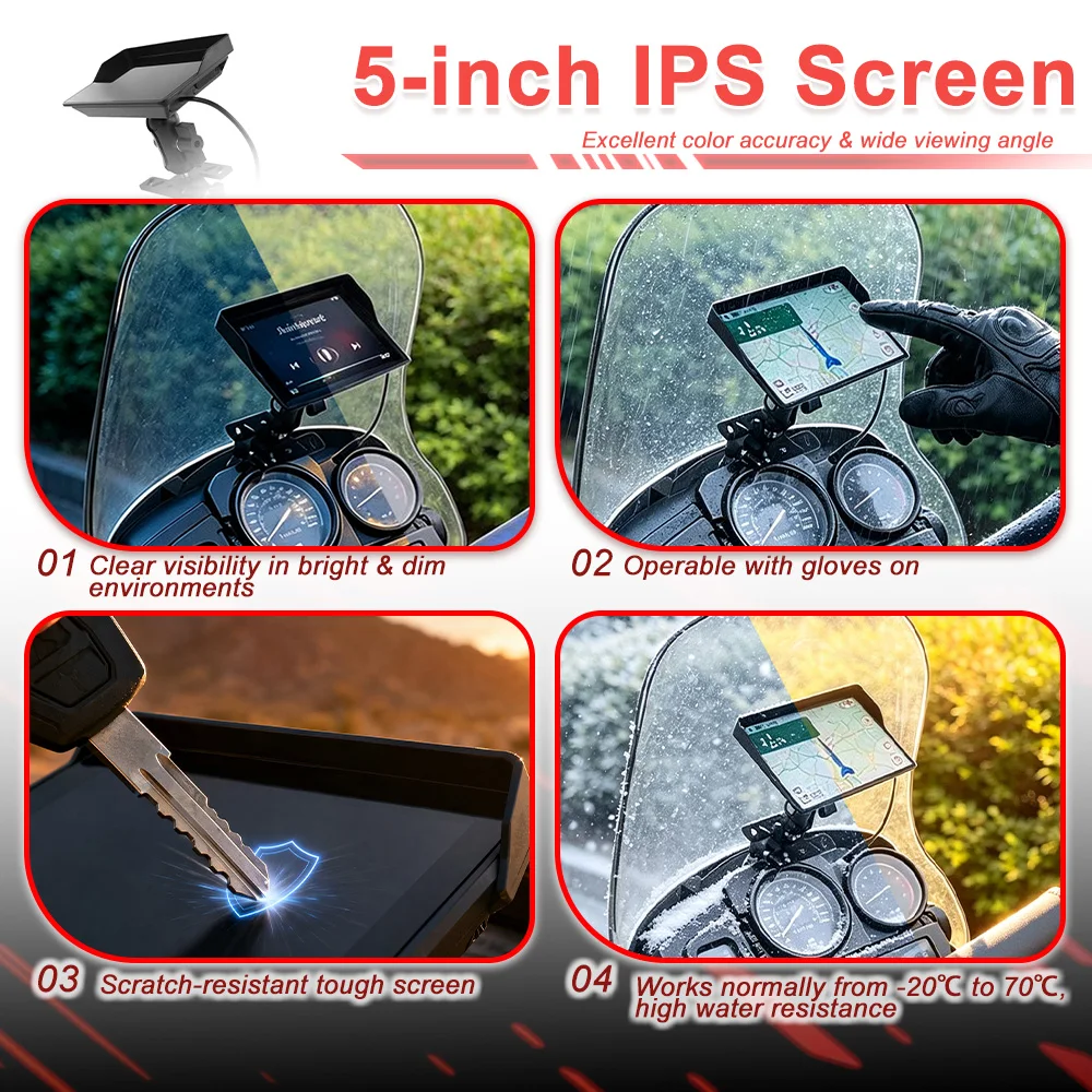 Motorcycle Carplay GPS Navigation Bracket System GPS Mount with CarPlay For BMW R1150GS R1150 GS 1999 2000 2001 2002 2003 2004