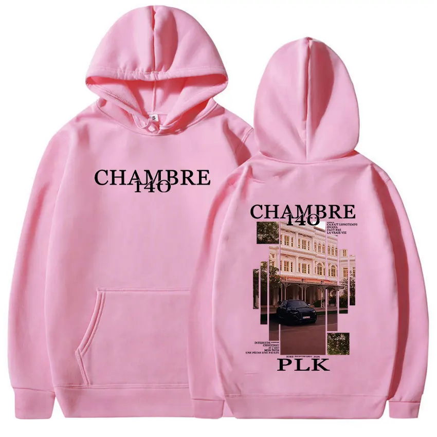 Rapper Plk CHAMBRE 140 Pt3 Tour 2025 Graphic Hoodie Men Women High Quality Fashion Long Sleeve Oversized Sweatshirts Streetwear