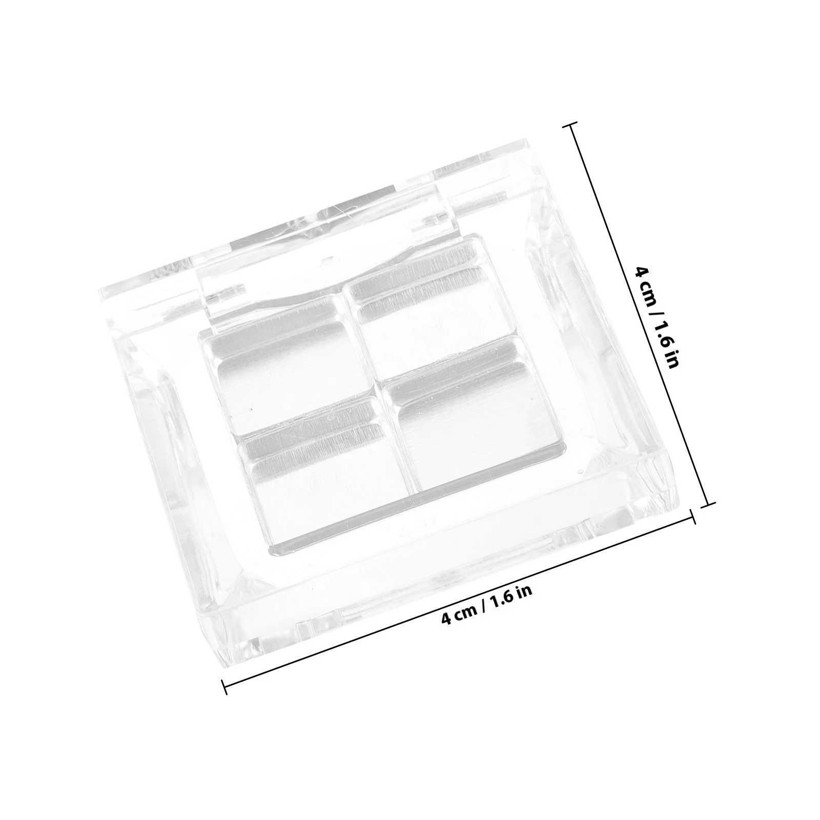 مجموعتان من حامل ظلال العيون المدمج، حقيبة تخزين متينة ومقاومة للاهتراء لمستحضرات التجميل، خفيفة الوزن وسهلة الحمل، اختيار الهدايا #5