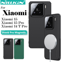 Nillkin For Xiaomi 15 Mi 15 Pro 14T Pro Magnetic Super Frosted Shield Pro Case TPU + PC Anti Fingerprint Shockproof Back Cover