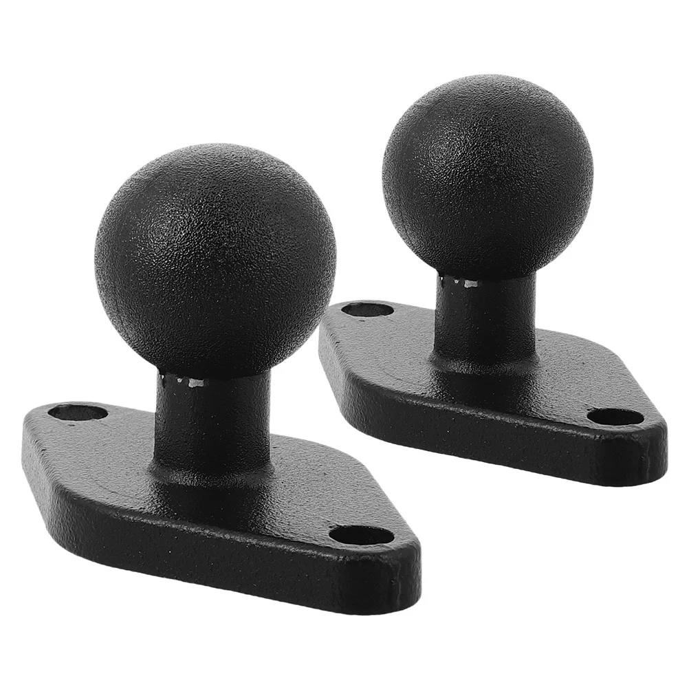 

2Pcs Motorcycle Navigation Phone Holder Bracket Ball Base Mount Adjustable Angle Stable Grip Phone Mount for Motorcycle