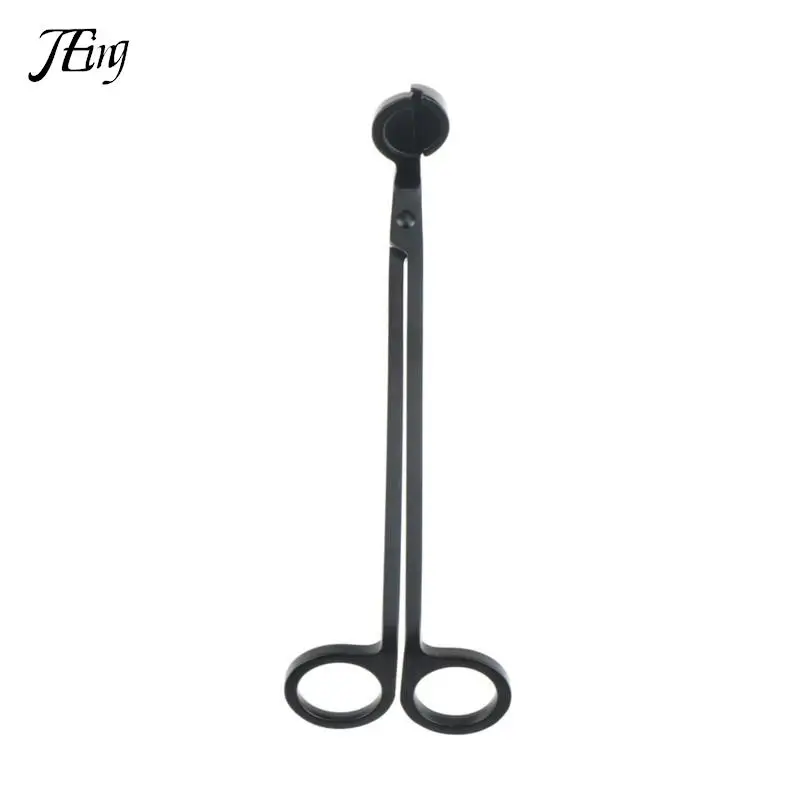 Black Stainless Wick Snuffer Tool Hook Tesoura Cutter Clipper Steel Candle Trimmer Oil Lamp Trim Scissor Tijera