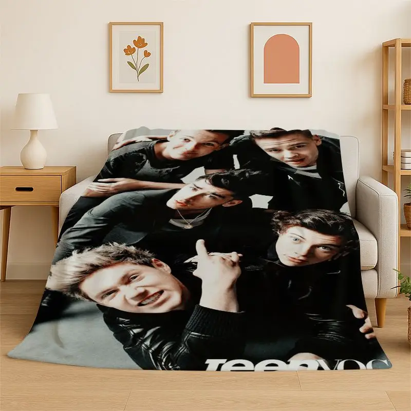 Popular One D-Direction Singer 1D Soft Flannel Throw Blanket,Warm Cozy Blanket for Bed,Couch,Sofa,Bedroom,Living Room,Travel
