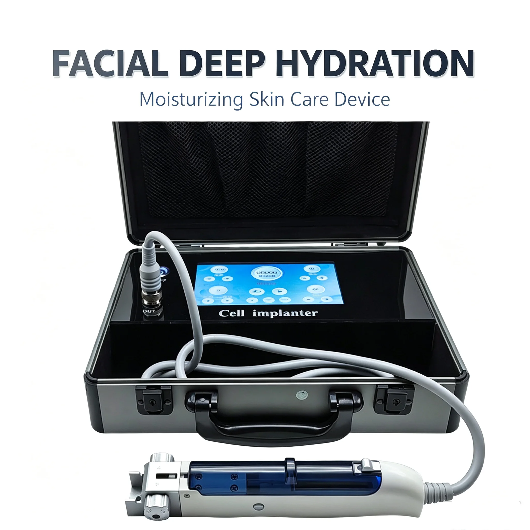 Cell Implantation Device, Extracellular Vesicle Water Light Facial Instrument, Portable Beauty Salon Specific Skin Care Device