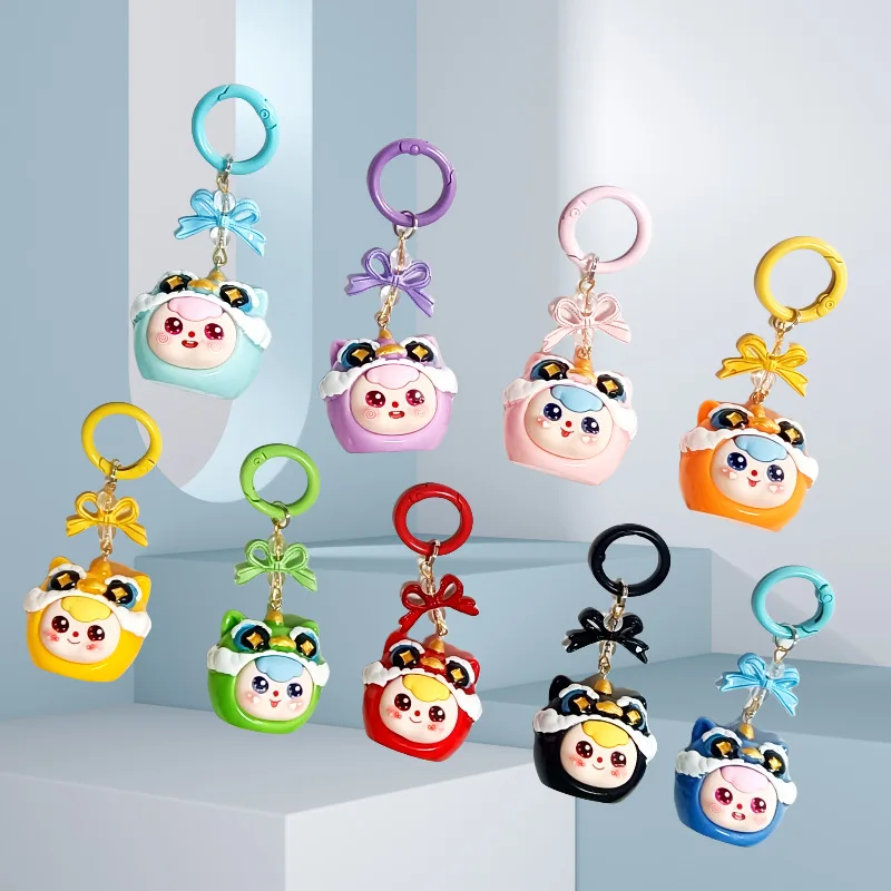 1PCSNew سلسلة مفاتيح تمثال لطيفة ورائعة كرتونية للطلاب - سلسلة مفاتيح كملحق مدرسي #1
