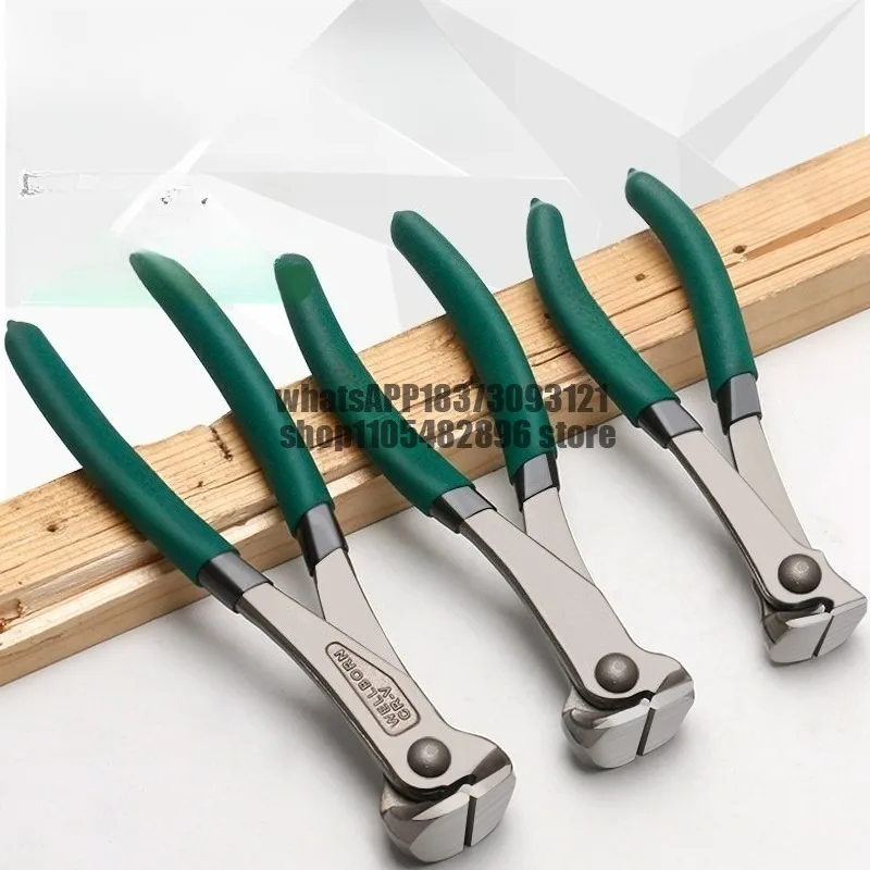 Flat top cutting pliers, pulling nails, nutcracker, broken clip tool, wire tying pliers, multi-functional rivet removal