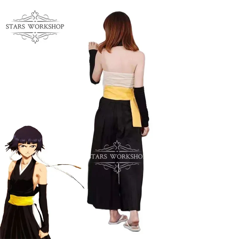 Anime lixívia cosplay a segunda temporada divisão capitão soi fon cosplay traje feminino preto sexy sem costas uniforme de batalha terno