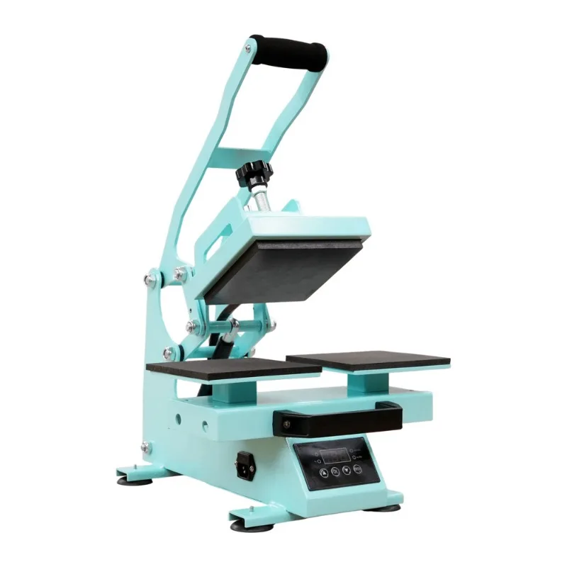 Double station label printing machine 15 * 15cm ironing and labeling machine Multi-purpose hot press equipment