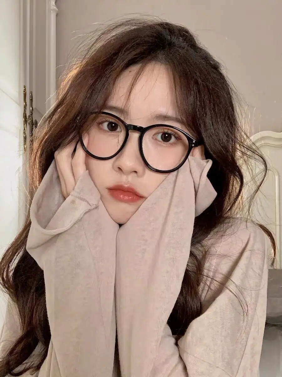 مكافحة نظارات الضوء الأزرق رائعة النظارات المستديرة النساء الرجال الترفيه اليومي النظارات الضوء الأزرق حجب رجل سيدة الكمبيوتر النظارات #1