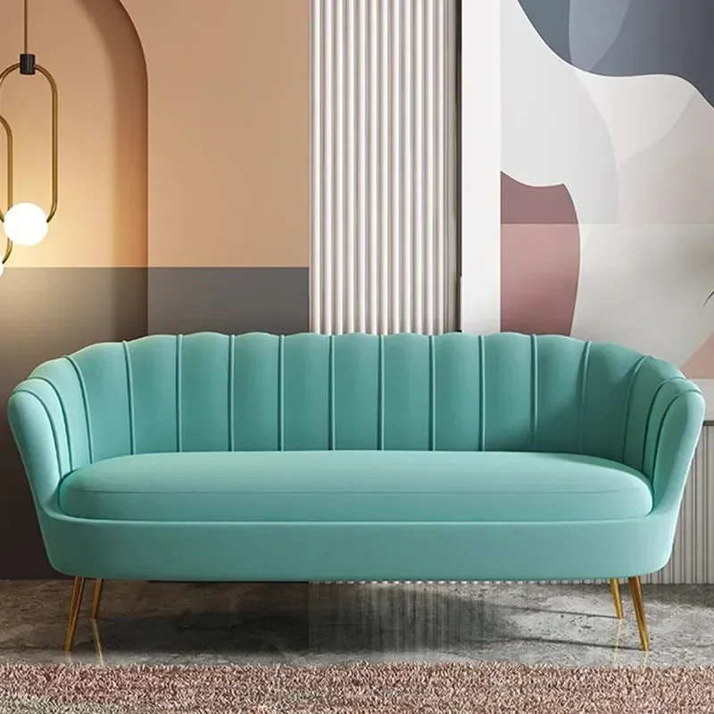 

Kawaii Nordic Cloth Art Living Room Sofas Single Cozy Armchair Lazy Sofa Chair Lounge Luxury Divani Da Soggiorno Home Furniture