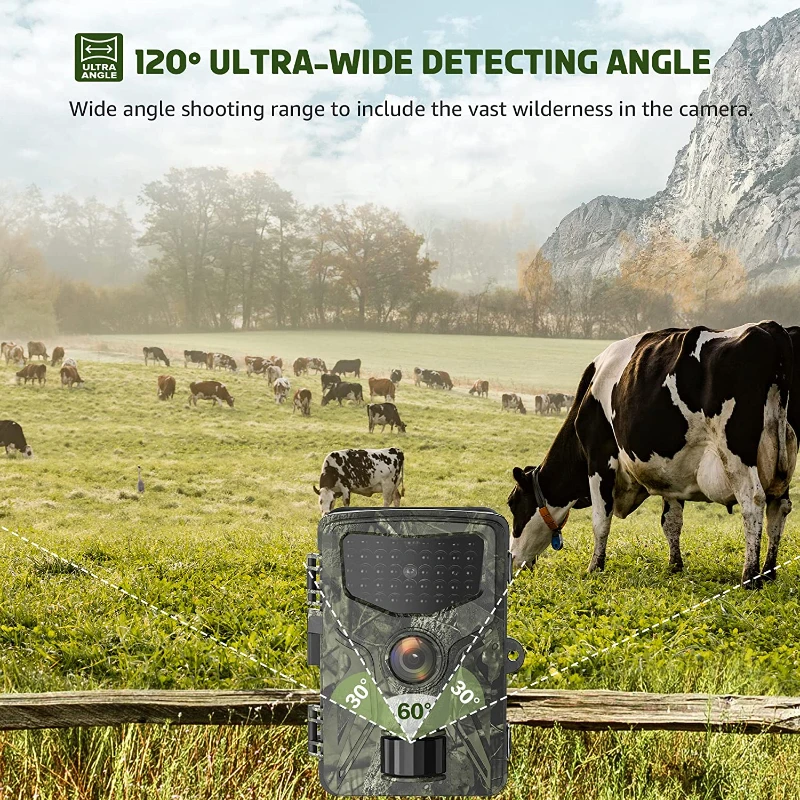 20MP 1080P Hunting Trail Camera Wildlife Tracking Surveillance Tracking HC804A Infrared Night Vision Wild Cameras Photo Traps