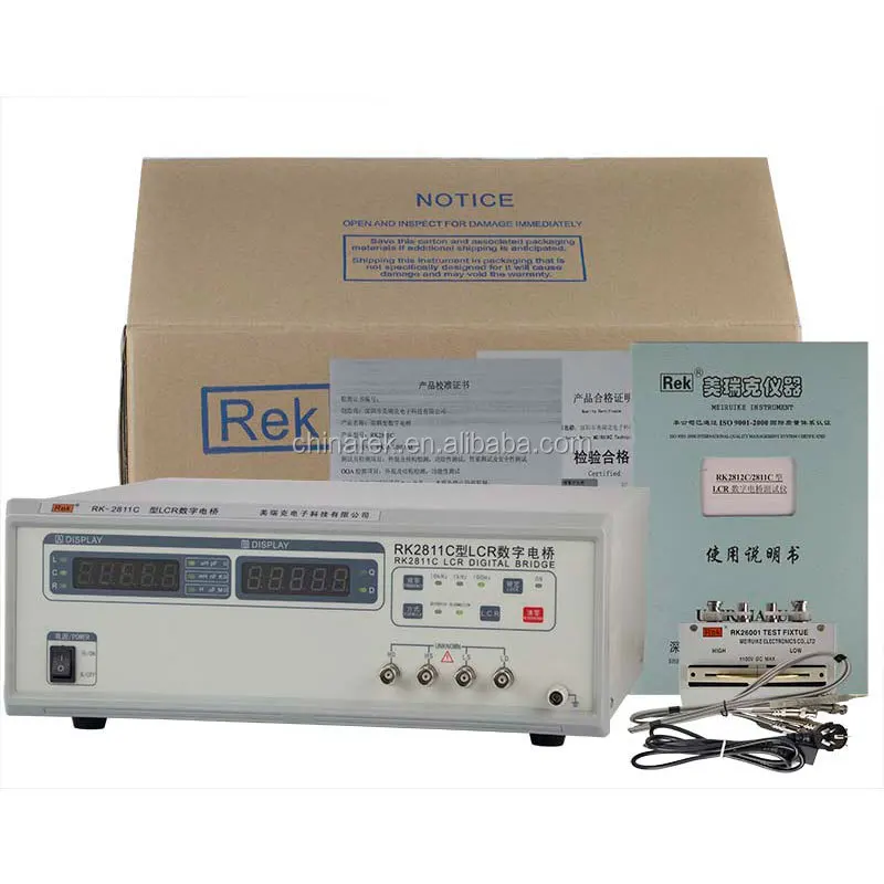 REK Electric bridge RK2811C (100Hz, 1 kHz, 10 kHz) LCR Digital resistance tester capacitor tester