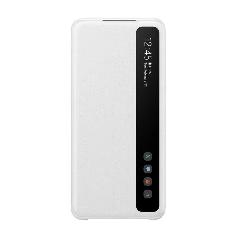 Oryginał dla Samsung Galaxy S20+ Clear View Cover dla Galaxy S20Plus 5G S-View Flip Case EF-ZG985 — zdjęcie produktu 5