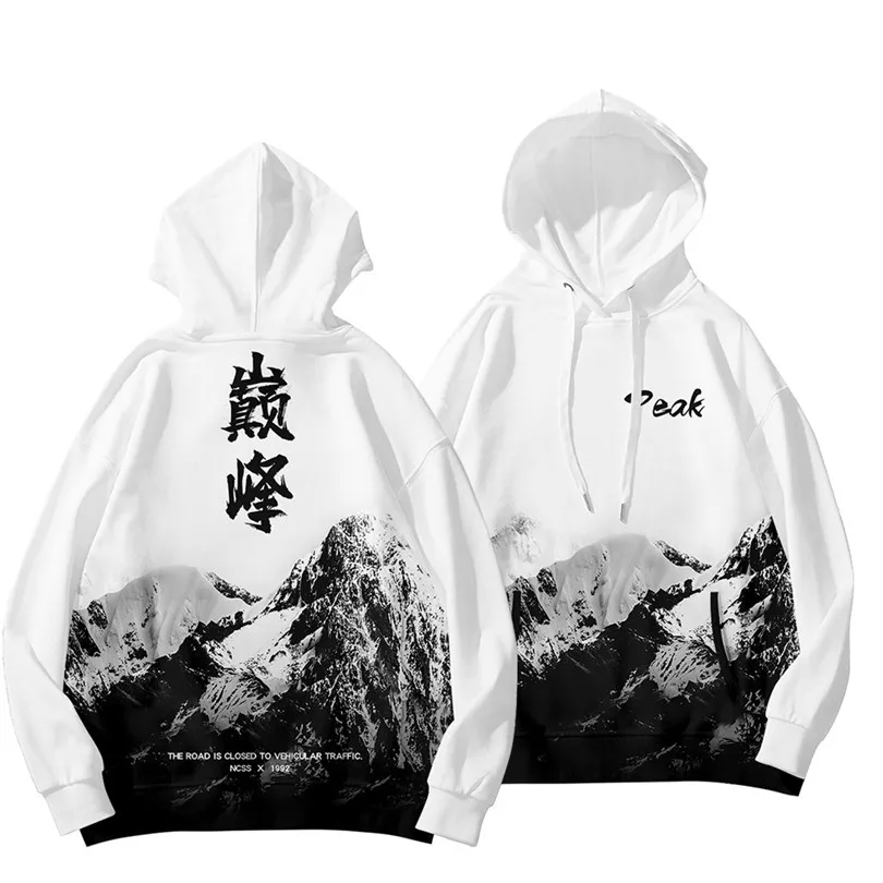 Piek 3d Hoodie Heren/Dames Streetwear Jas Lange Mouw Hoodies Sweatshirt Traditionele Patroon Trainingspak Mannen Kleding