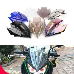 Motorcycle Double Bubble Windshield Deflector Protector Wind Screen For Kawasaki Z250 Z300 Z 250 300 2013-2015 2016 2017 2018 14